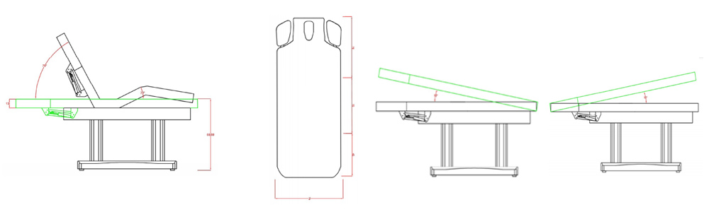 Tensor SPA Stretcher: Maße